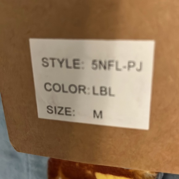 NWT PJ Salvage Size M Breakfast Print Flannel PJ Set *Price Firm* - Picture 2 of 4